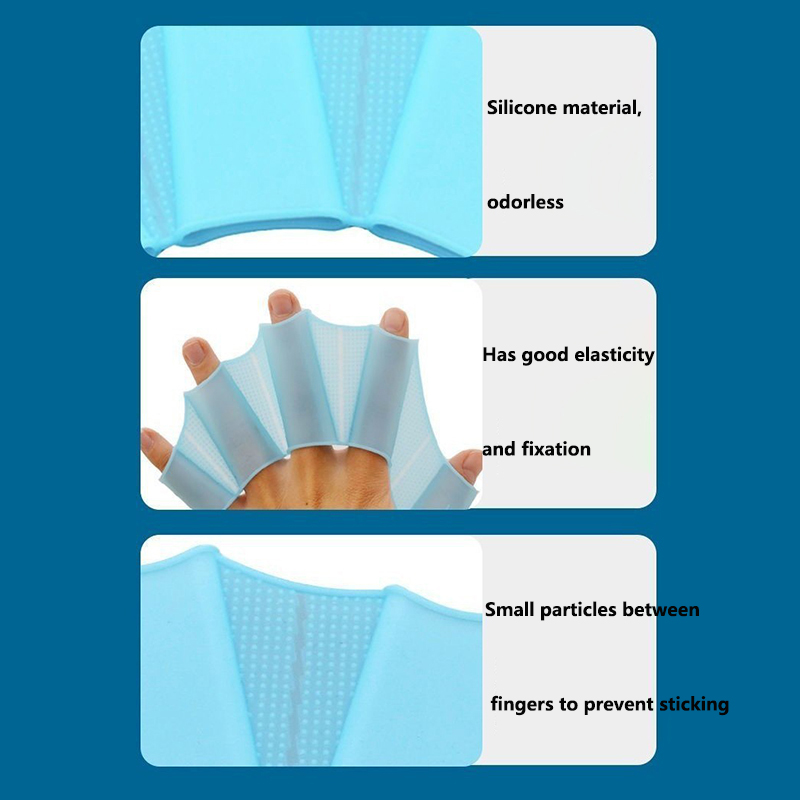 Silicone Swimming Hand Fins Fl - Flippers Swimming review and price