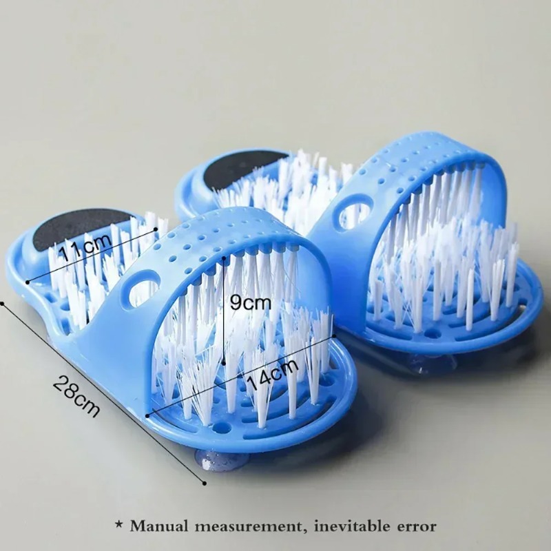 1Pc Shower Foot Scrub Massager - Flippers Swimming review and price