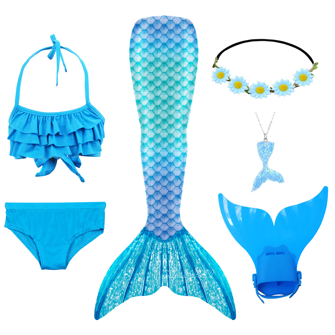 Girls Swimming Mermaid Tail Gi - Flippers Swimming review and price