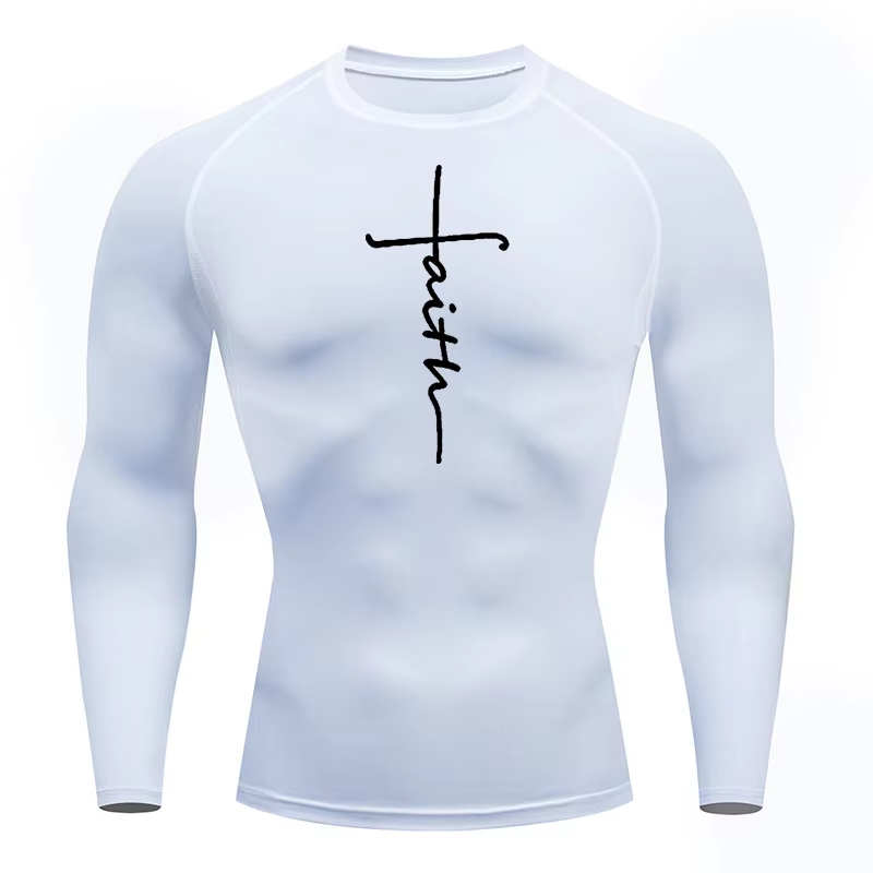 Christian Workout Compression  - Rash Guard review and price