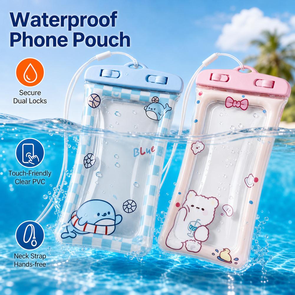 Cute Bear Waterproof Phone Cas - Dry Bag Waterproof review and price