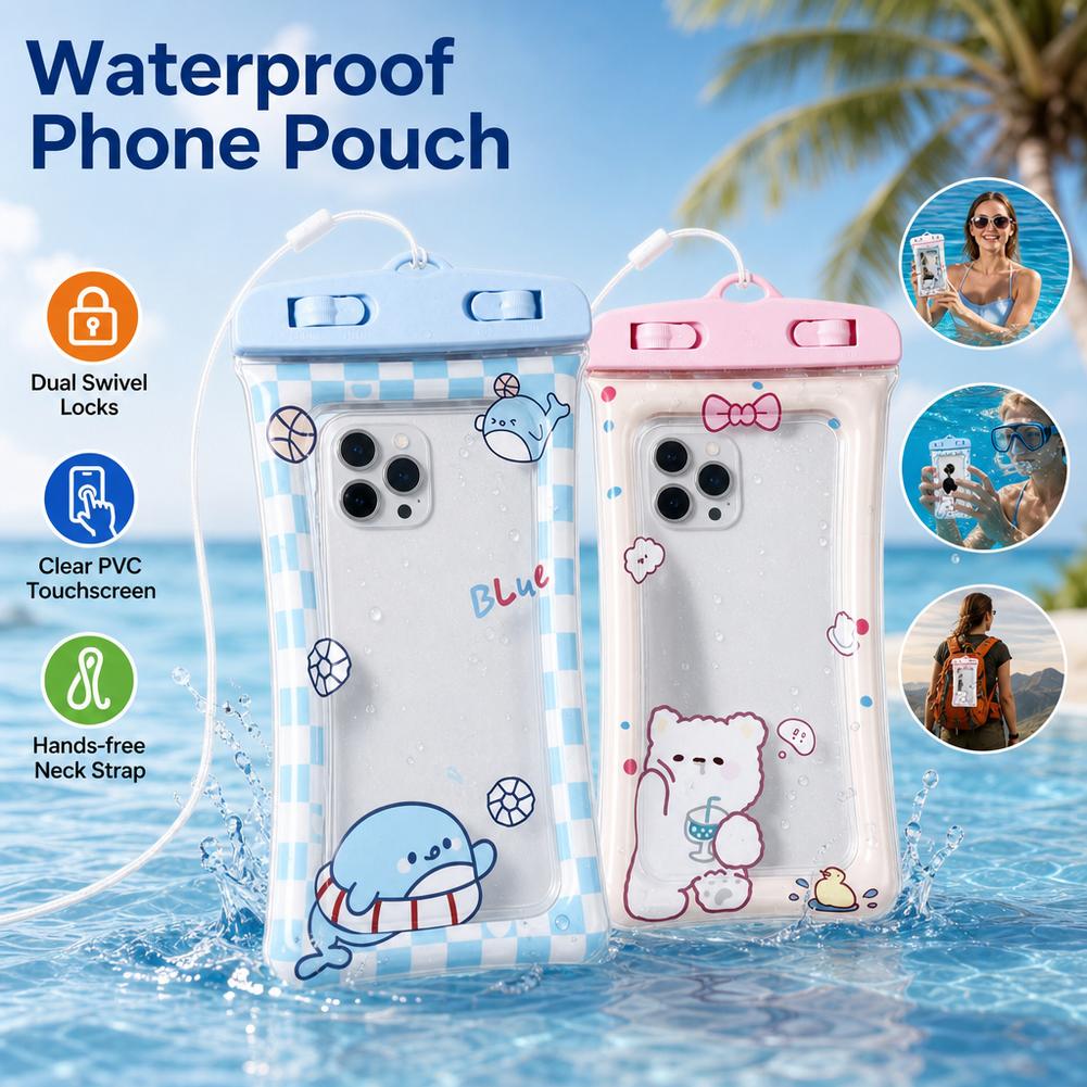 Cute Bear Waterproof Phone Cas - Dry Bag Waterproof review and price