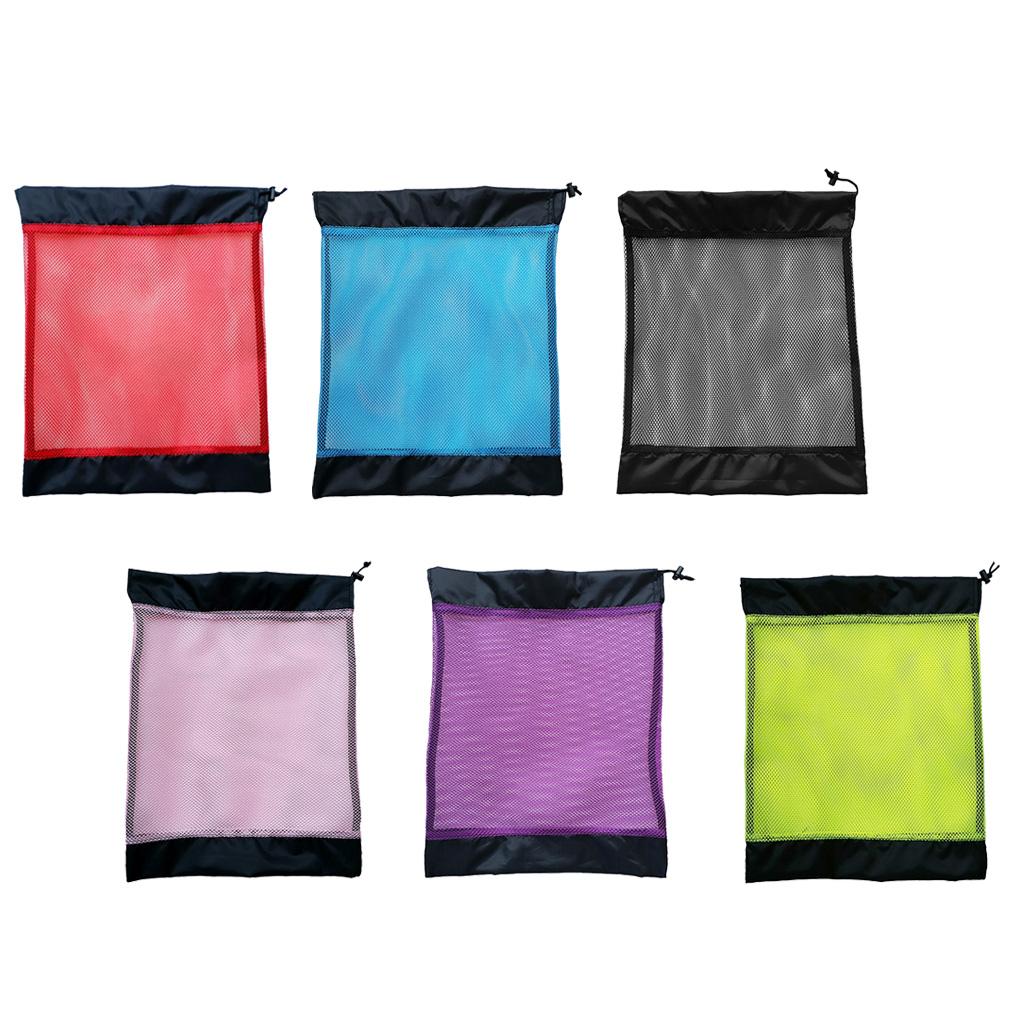 Mesh Drawstring Pouch Heavy Du - Diving Mask review and price
