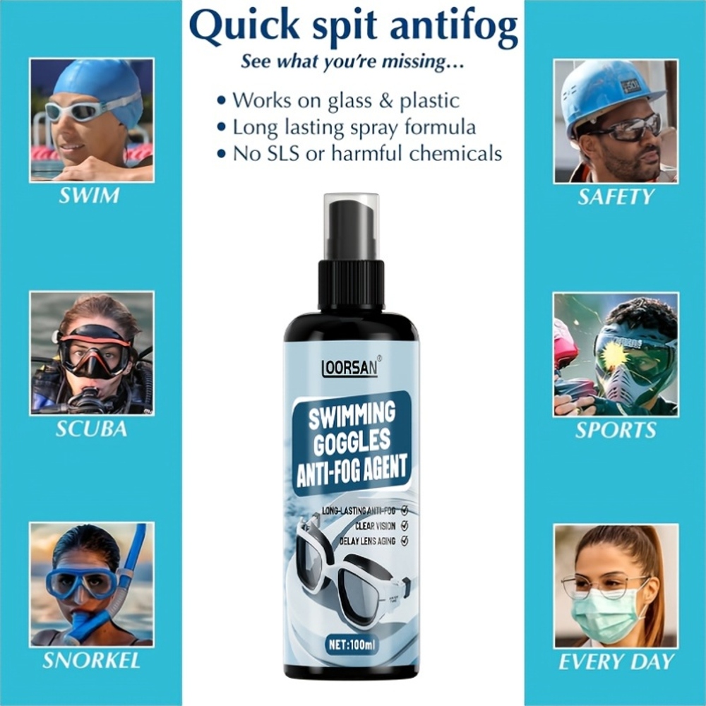 LOORSAN 100ML Goggles Anti-Fog - Goggles Swim review and price